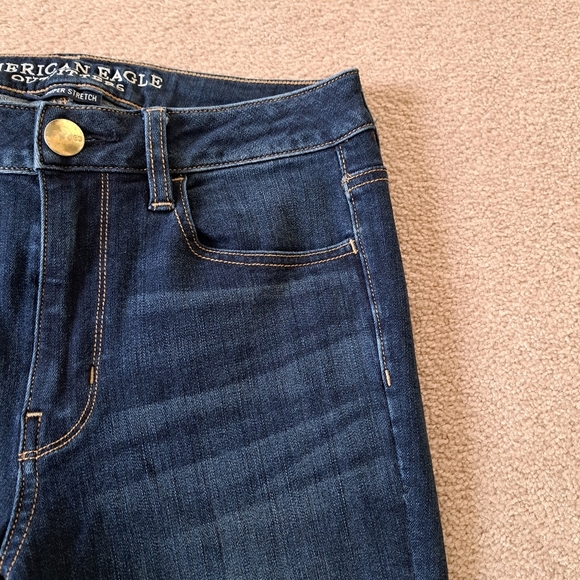 American Eagle Outfitters Jeans Blue Size 6 Long Hi Rise Jegging Skinny Denim - Picture 4 of 13